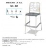 Tabouret hôtellerie Lis Boa