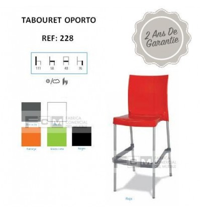 Tabouret hôtellerie Oporto