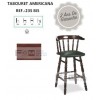 Tabouret hôtellerie Americana