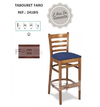 Tabouret hôtellerie Faro