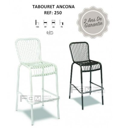 Tabouret hôtellerie Ancona