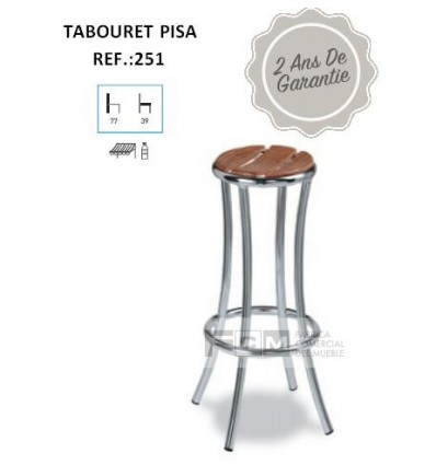 Tabouret hôtellerie Pisa