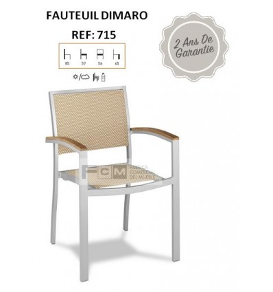 Chaise avec accoudoire DIMARO