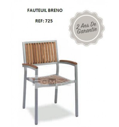 Chaise avec accoudoire BRENO